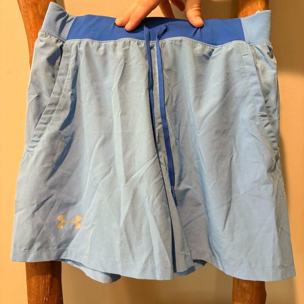 Under Armour Blue and Gray HeatGear Shorts